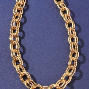 Gold Statement Chain Necklace (NWT)
